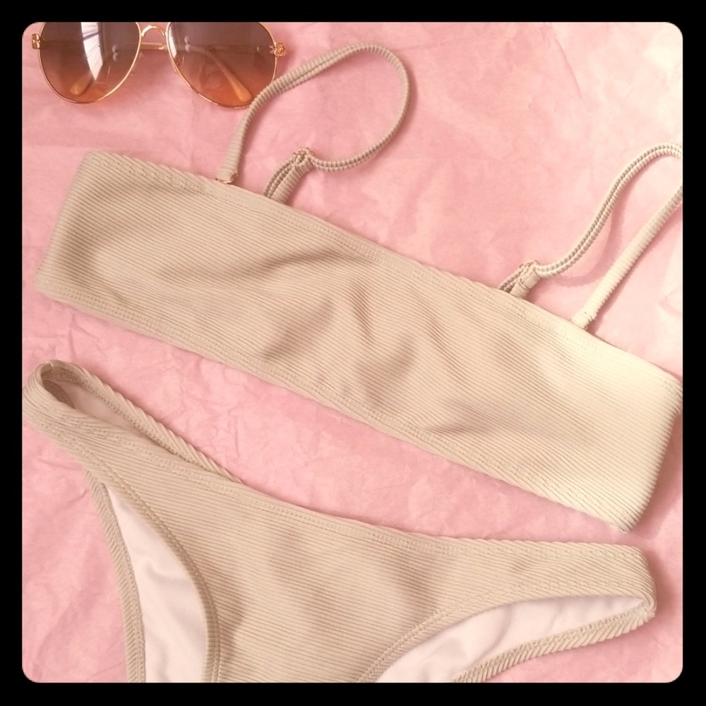 Mint green bikini